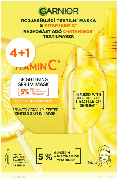 Garnier Brightening Serum Mask 5% Vitamin C
