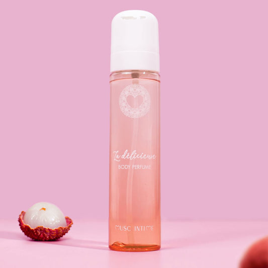 Brume Parfumée Corps & Cheveux – Musc Blanc La Délicieuse