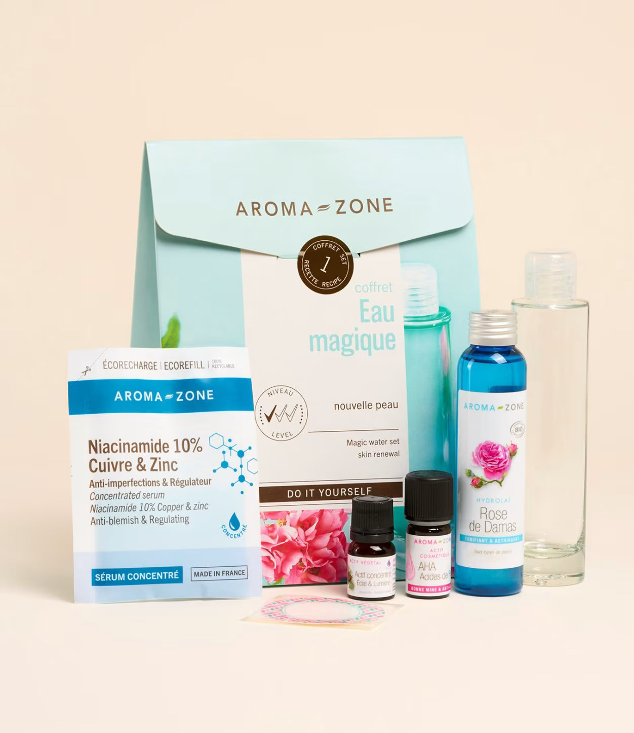 Kit cosmétique maison Eau magique nouvelle peau