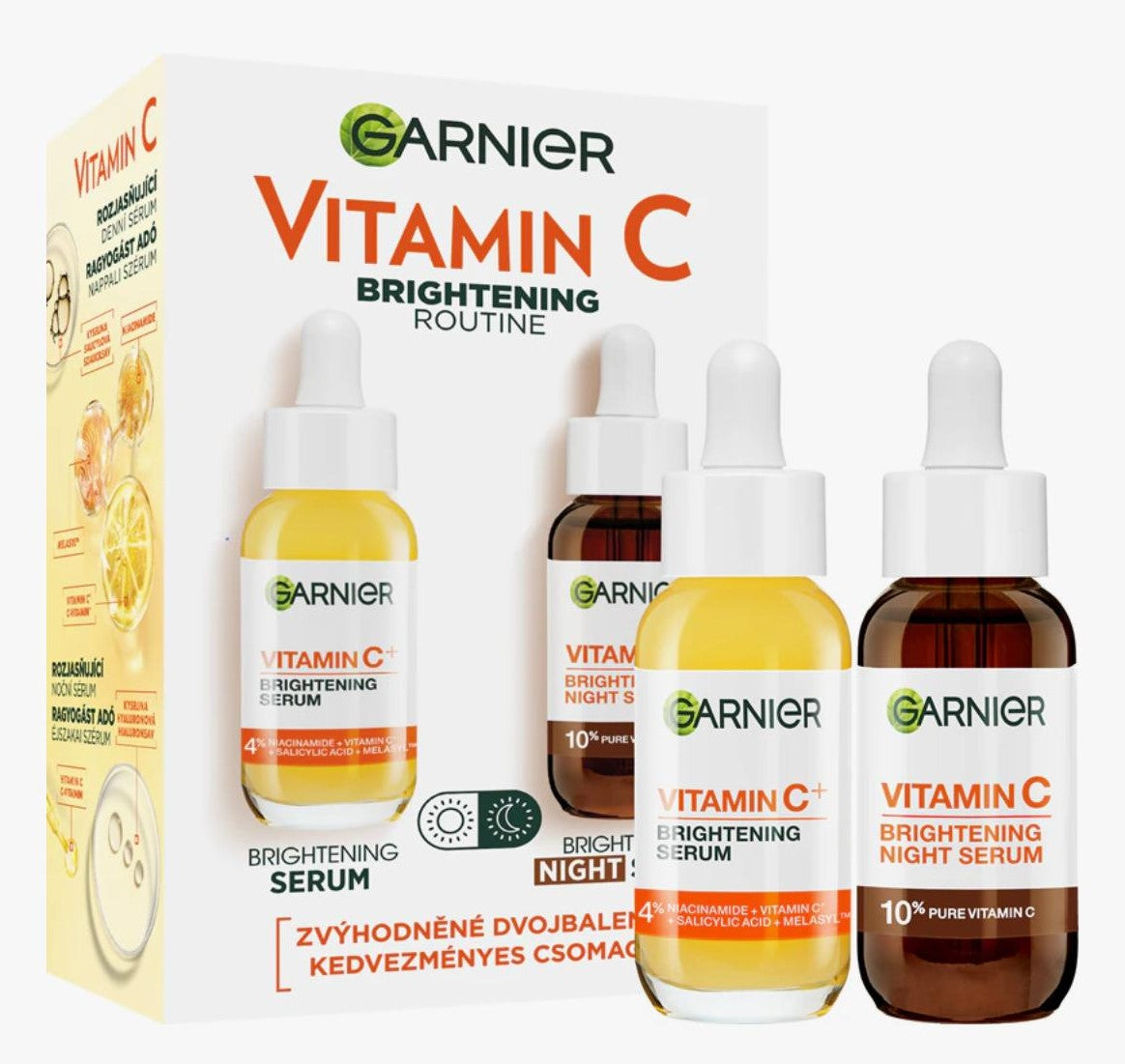 Garnier Vitamin C Brightening Routine Serum Day & Night